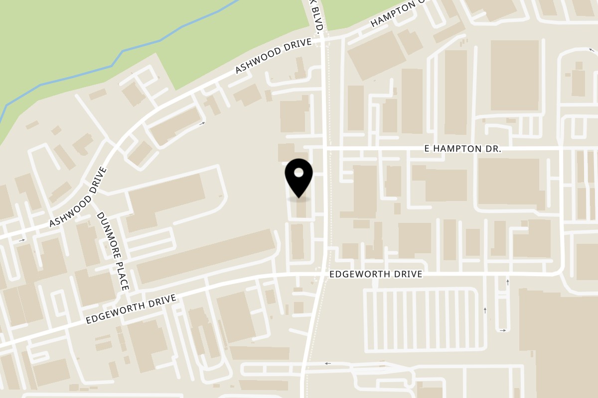 Map showing the location of Taste of the Caribbean Restaurant & Lounge on 505 Hampton Park Blvd Unit A in Capitol Heights